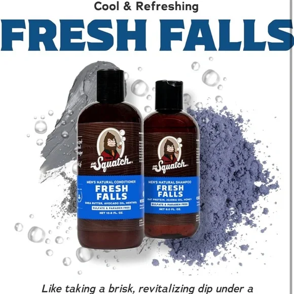 Dr. Squatch Fresh Falls Shampoo & Conditioner set - Picture 2 of 3